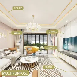 two purchase Single Sided marble decorative Gold sticker and Tile gap sealing Gold tape Medium Floor Decorative Tape (Manual) image 3