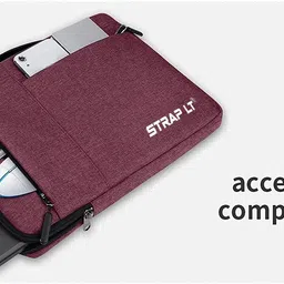straplt Laptop Sleeve Case 15.6-16 Inch Waterproof Bag Tablet Handle Laptop Bag Waterproof Laptop Sleeve/Cover image 3