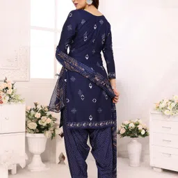 yashika Unstitched Crepe Salwar Suit Material Printed image 3