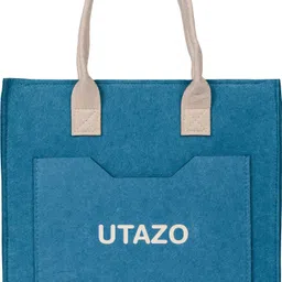 utazo Blue Men & Women Tote Stylish Tote Bag for Shopping, Office , Travel & Daily Use-picture-26