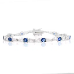 metalm Sterling Silver Rhodium Bracelet-picture-42