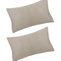 the conversion Light Grey Solid 200 TC Velevt 2 Pillow Covers image 4