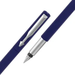 parker Vector Standard Fountain Pen Fine Tip With 1� Ink Cartridge Blue Body Color Fountain Pen image 5