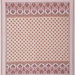 jai bhwani udhyog 140 TC Cotton Double Jaipuri Prints Flat Bedsheet image 3