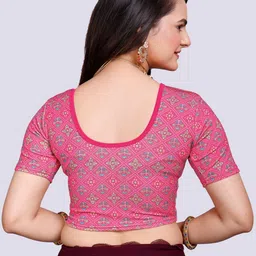 priyanka textiles Round Neck Women Blouse-picture-32