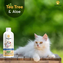 zoivane Smooth & Shine Cat Shampoo For Nourishing Pet Hair & Body Wash Allergy Relief, Anti-dandruff, Anti-itching, Conditioning, Whitening and Color Enhancing Rose Cat Shampoo image 4