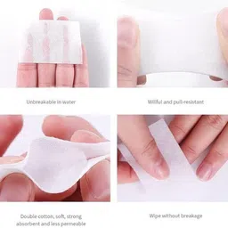 el syco Lint Free Nail Wipes To Remove Nail Polish 1000 LINT FREE COTTON IN A PACK (20g) image 4