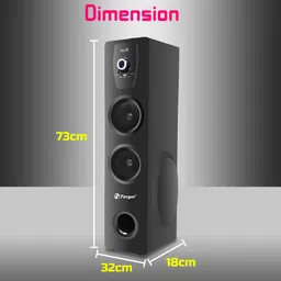 Target TT-IK-DST-1130 2.1 Channel Tower Speaker – 130 W RMS 130 W Bluetooth Tower Speaker image 5