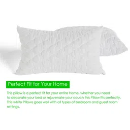 CURIOUS LIFESTYLE White 2 Pieces Cotton Pillows-image-19