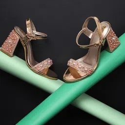 AZ Footwear Embellished Block Heels-picture-10