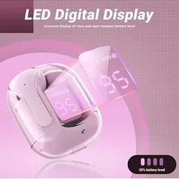 TWS Plastic Press and Release Earbuds Pouch For ALL SMARTPHONES image 2