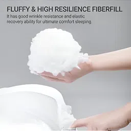 OSCAR HOME Charcoal Fibre Filled Cotton Ultra Soft Maternity Pillow image 2