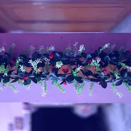 kingstyle impex Artificial Flowers Home Decoration Vine & Creepers Plant Wall Hanging Chain G453 Multicolor Rose Artificial Flower image 2