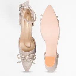 PURPLEHUNT Women Slim Heeled Sandals image 5