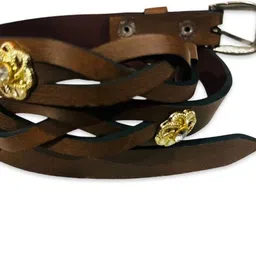 darkleatheris Women Casual, Evening, Party Brown Artificial Leather Belt-picture-17