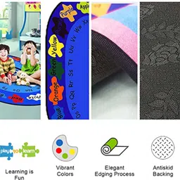 hop n play 240 cm X 160 Velvet Carpet image 3