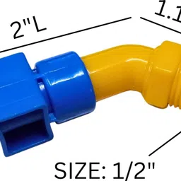 culturalcart Solar Panel Cleaning Sprinkler Nozzles PVC with UPVC Tee Connectors – 1/2 Inch 5 L Hose-end Sprayer image 2