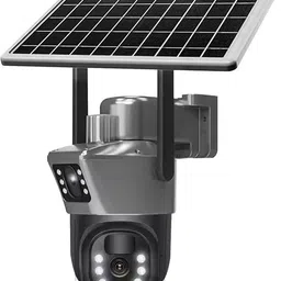 SIOVS Solar SIM CCTV HD Dual Lens Camera 4G PTZ CCTV IP Network Wireless Night Vision Security Camera-image-10