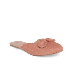 People Women Nude-Coloured Mules with Bows-picture-19