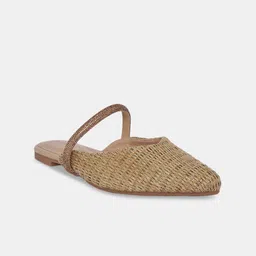 Forever Glam by Pantaloons Textured Embellished Mules image 3