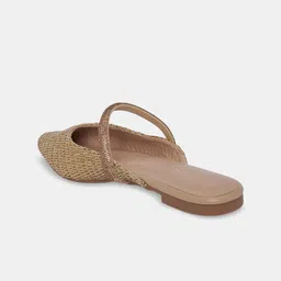 Forever Glam by Pantaloons Textured Embellished Mules image 4