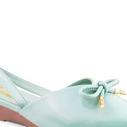 JM Looks Square Toe Mules With Bow Detail image 4