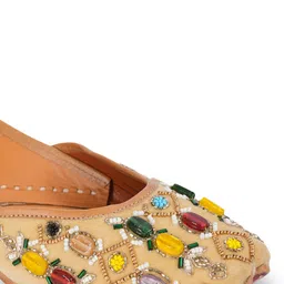 NR By Nidhi Rathi Embellished Square Toe Mojaris image 2