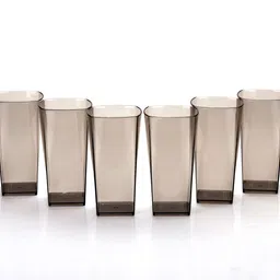 lion lender (Pack of 8) 100% Unbreakable New Crystal Clear Sparkle Glass Set For Water,beer,Juice,Wine Glass Set Water/Juice Glass-picture-26