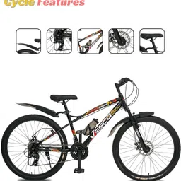 vesco Drift NXG 27.5T- 21 Gears cycle for men, women | Front Suspension | Disc Brakes 27.5 T (inch) Mountain Cycle image 3