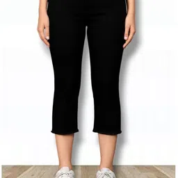 perfect outlet Solid Women Denim Three Fourths-picture-22