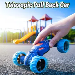 rvanco Monster Telescopic Double Sided Pull Back Car Toy for Boys & Girls image 5