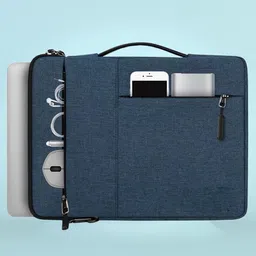 adveriq Laptop Sleeve Bag with Handle Shockproof & Water-Resistant with Accessory Pocket Waterproof Laptop Sleeve/Cover-picture-10
