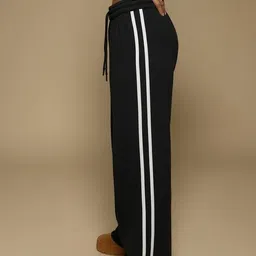 dockstreet Women Solid White Track Pants-picture-33