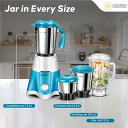 havok Elegant Mixer Grinder 750 W Juicer Mixer Grinder image 2