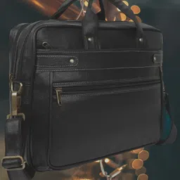 house of common Men & Women Black Messenger Bag-picture-24