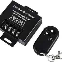 sg flash RF Dimmer DC 12-24v 30A with remote Control, 12v Dimmer Switch Security Circuit and Motion Detector Electronic Hobby Kit image 1