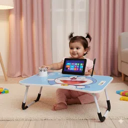kiara quality first Ludo Prints Protable Foldable Table for Study & Work, Best for Work Home Wood Portable Laptop Table-picture-25