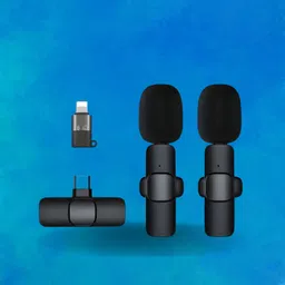 guggu K9 Dual Wireless Mic WithCollar Microphone for YouTube &Live Voice RecordingF492 Microphone-picture-38