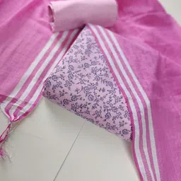 Unstitched Cotton Blend Salwar Suit Material Printed-image-1