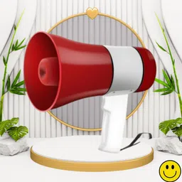 clairbell Handheld Megaphone with Siren, Microphone & Rechargeable for Outdoor EventsA271 Megaphone Portable Megaphone Siren Loudspeaker Function &Long Battery BackupU271 Outdoor PA System-picture-19