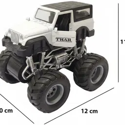 zxytoys big foot metal car 1:24 with light and music image 2