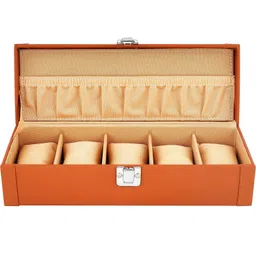 ledo Watch Case Box In Tan colour Watch Box image 4