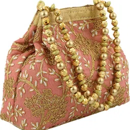 kuber industries Women Pink Potli image 2