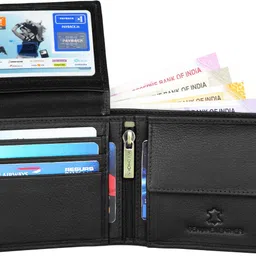wildhorn Men Casual Black Genuine Leather RFID Wallet image 4