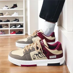 ifah Korean Men's new Top Quality casual shoes with original box soles Sneakers For Men image 2