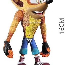 pinaka Crash Bandicoot Action Figure 16CMCrash Material Plastic, image 2