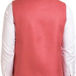 bis creations Self Design Men Waistcoat image 2
