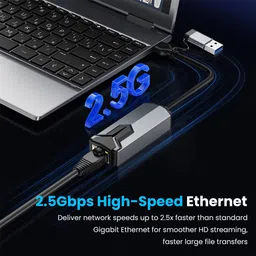 Zorbes USB C to Ethernet Network Adapter Wired USB Lan Adapter compatible with Windows image 5