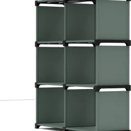 zhenaura bookshelf book rack space saving home office storage book rack Metal Open Book Shelf image 3
