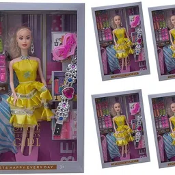 toyporium Shine Dolls for Girl’s Surprise Moveable Doll Set with Beautiful Accessories-T28-picture-26